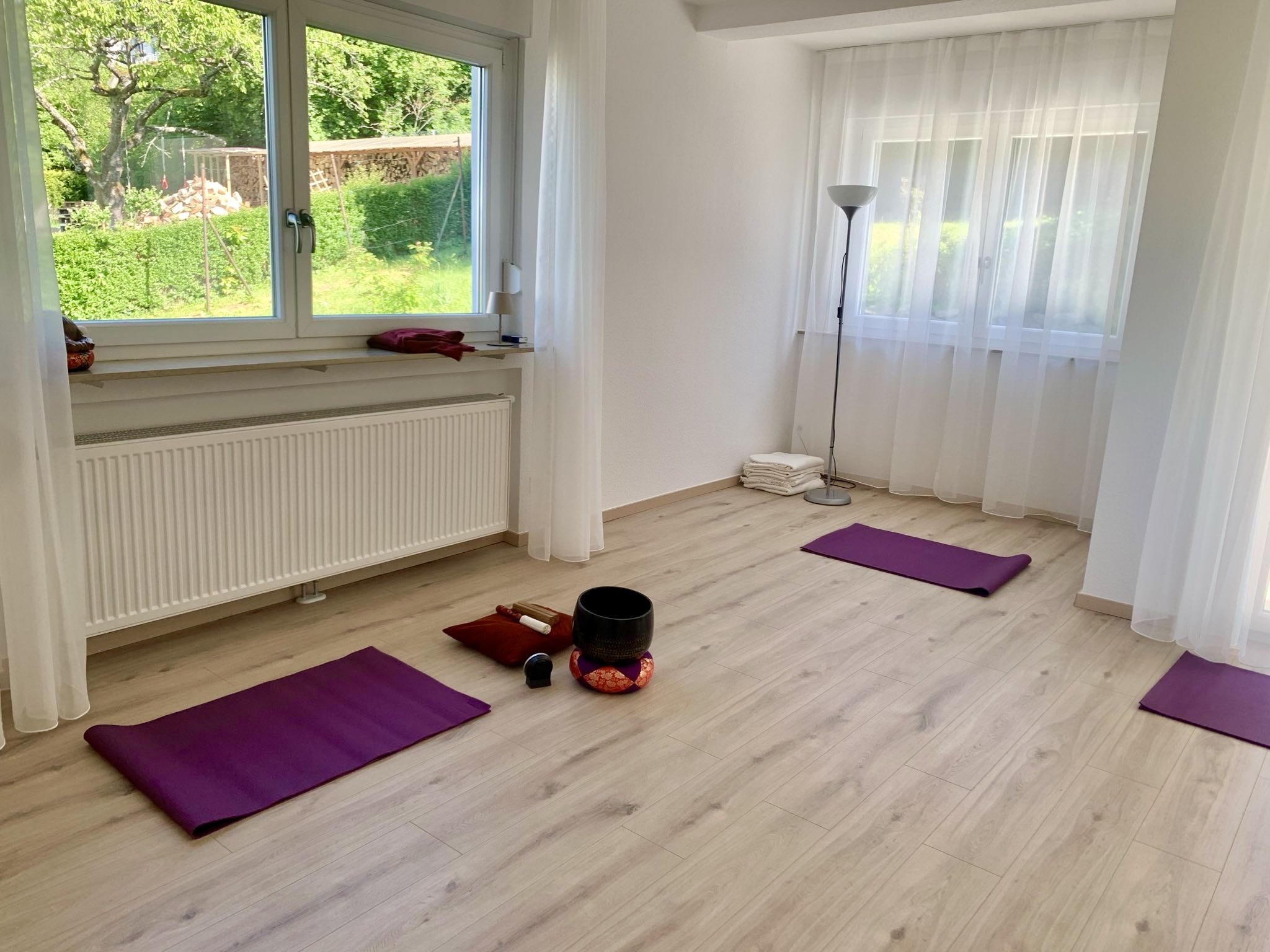 MBSR-Kursraum im Haus der Achtsamkeit Pforzheim